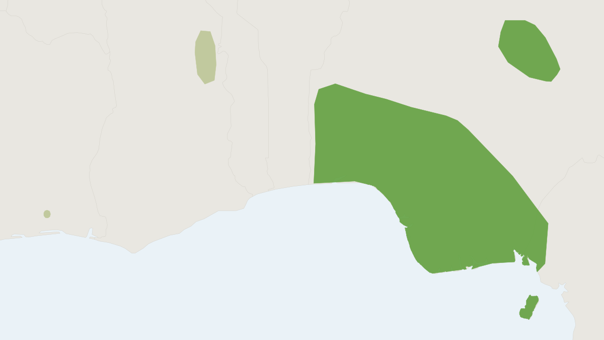 Range map of the Nigerian Shrew (Crocidura nigeriae)