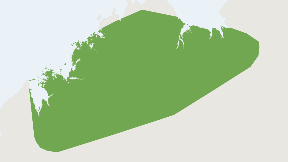 Range map of the Ningbing Pseudantechinus (Pseudantechinus ningbing)