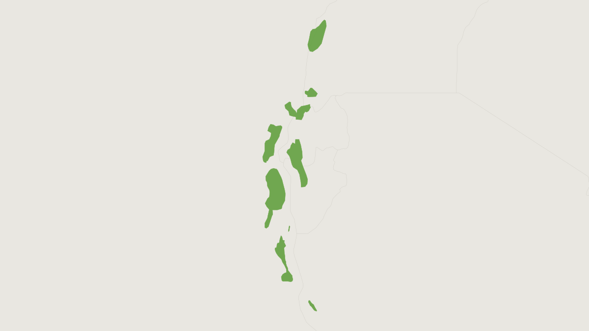 Range map of the Niobe's Shrew (Crocidura niobe)