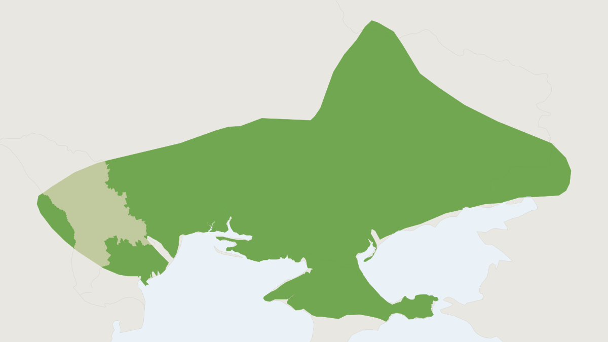 Range map of the Nordmann’s Birch Mouse (Sicista loriger)