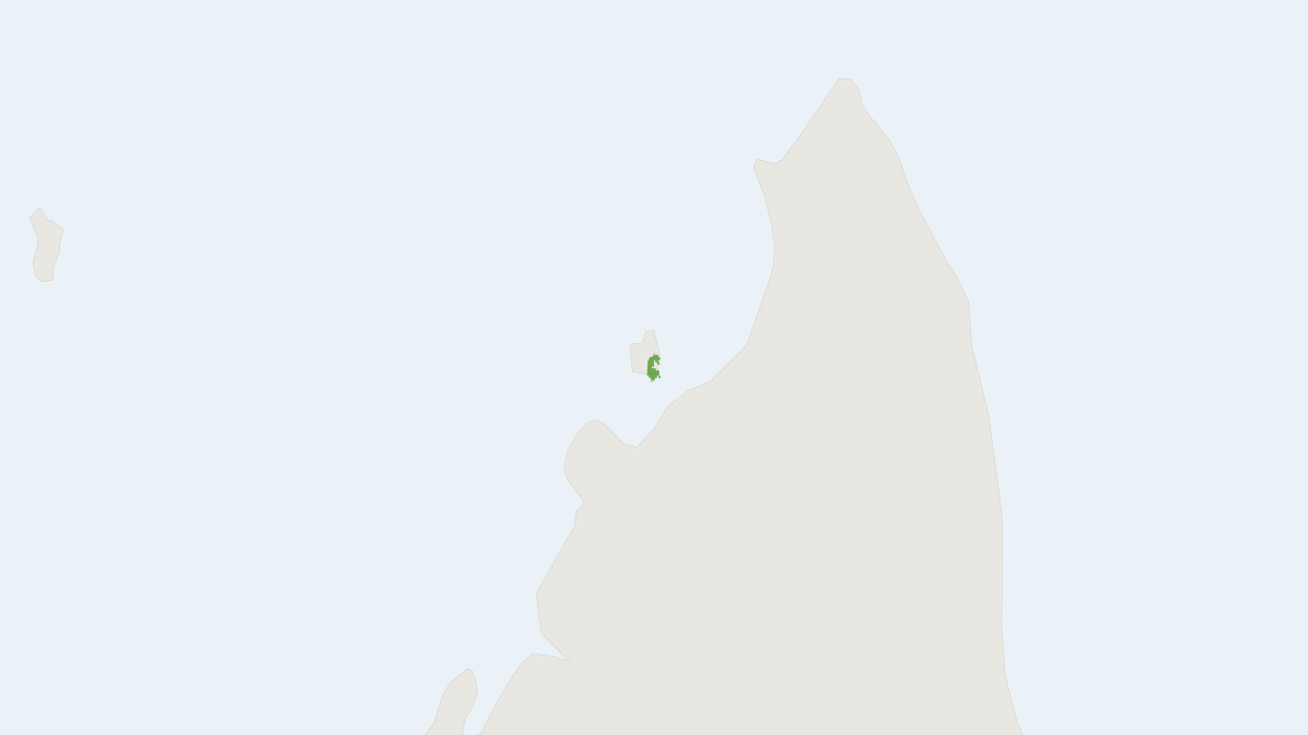 Range map of the Nosy Be Sportive Lemur (Lepilemur tymerlachsoni)