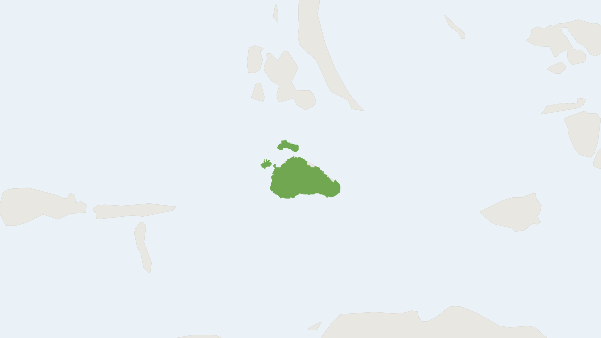 Range map of the Obi Cuscus (Phalanger rothschildi)