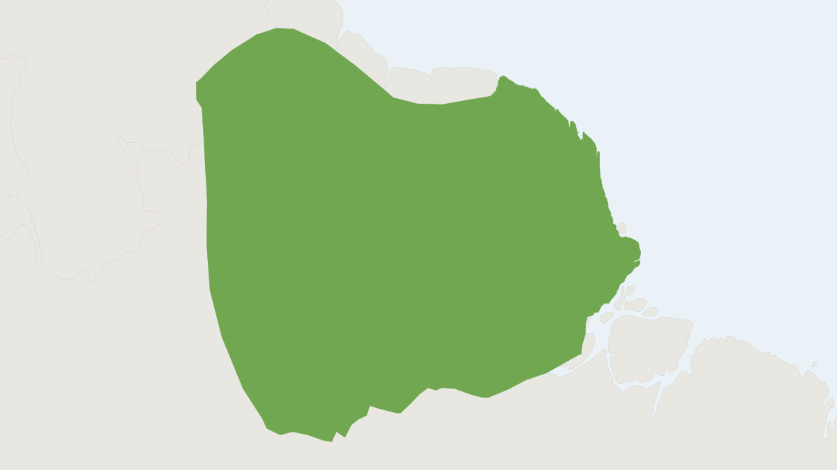 Range map of the Oecomys auyantepui (Oecomys auyantepui)