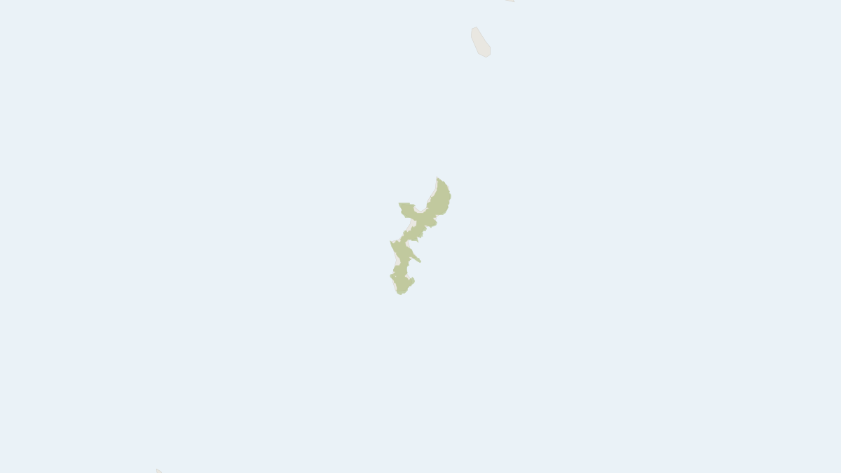 Range map of the Okinawa Flying-fox (Pteropus loochoensis)