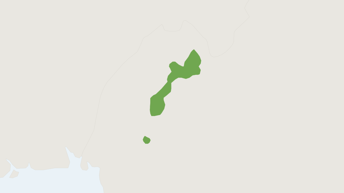 Range map of the Oku Mouse Shrew (Myosorex okuensis)