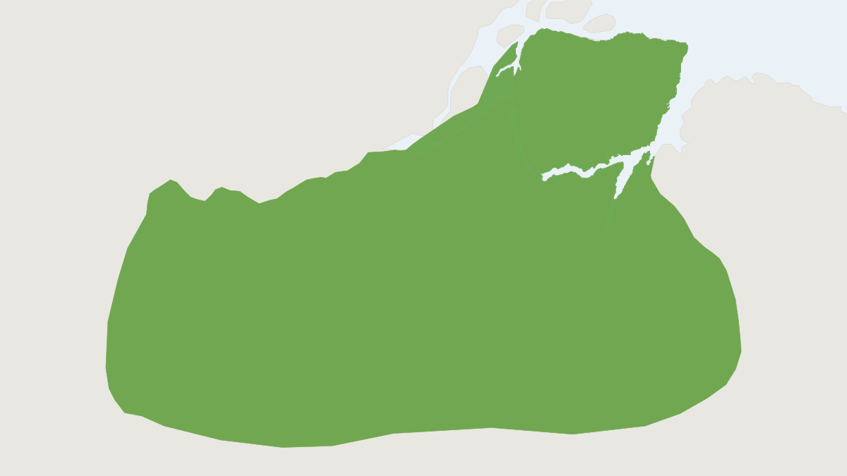 Range map of the Orange Agouti (Dasyprocta croconota)