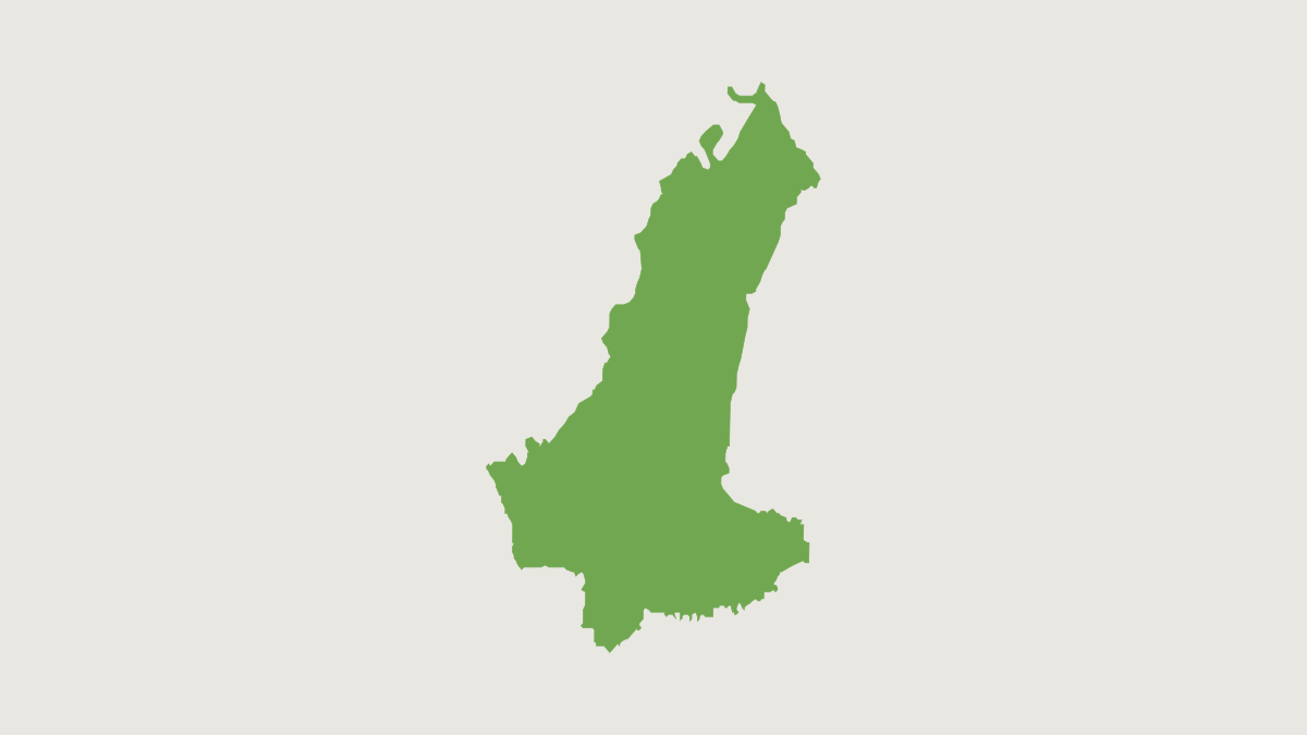 Range map of the Ornate Tití Monkey (Plecturocebus ornatus)