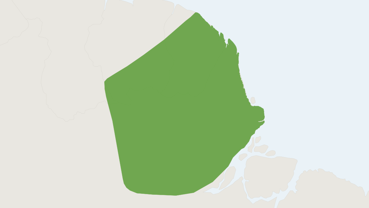 Range map of the Oyapock's Fish-eating Rat (Neusticomys oyapocki)