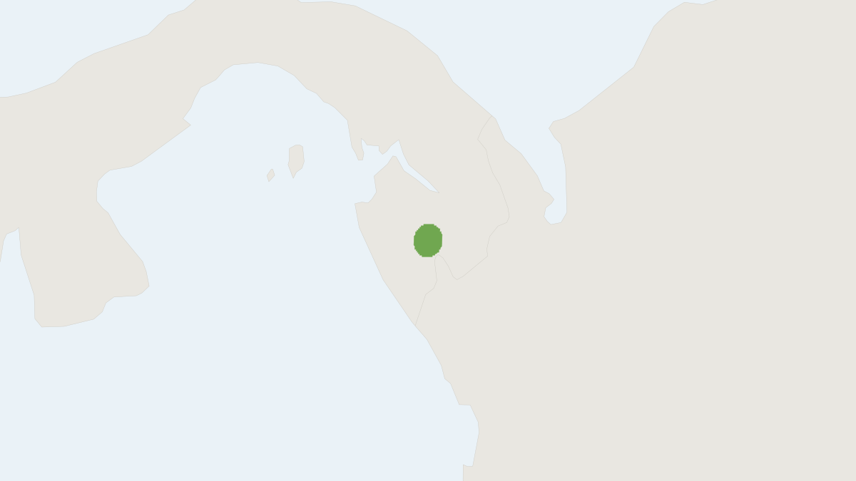 Range map of the Painted Bristly Mouse (Neacomys pictus)