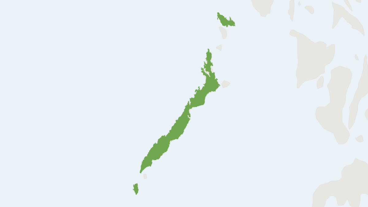 Range map of the Palawan Fruit Bat (Acerodon leucotis) covering China and Philippines