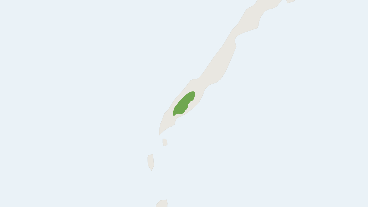 Range map of the Palawan Montane Squirrel (Sundasciurus rabori)