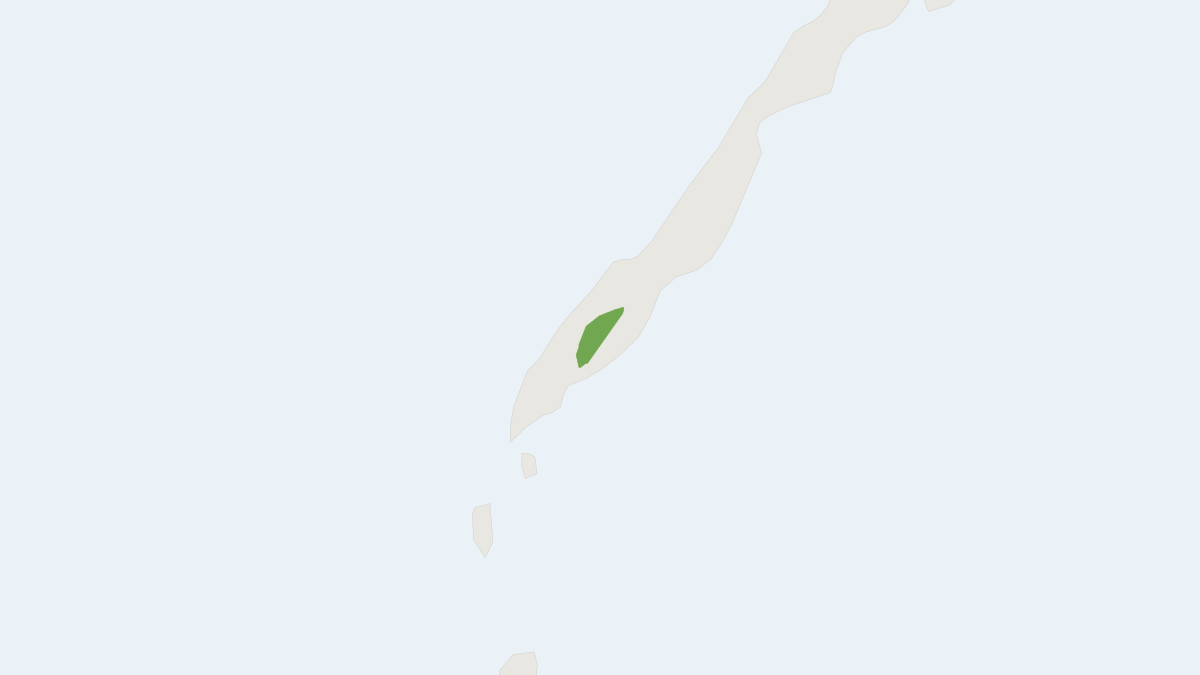Range map of the Palawan Moss Shrew (Palawanosorex muscorum)