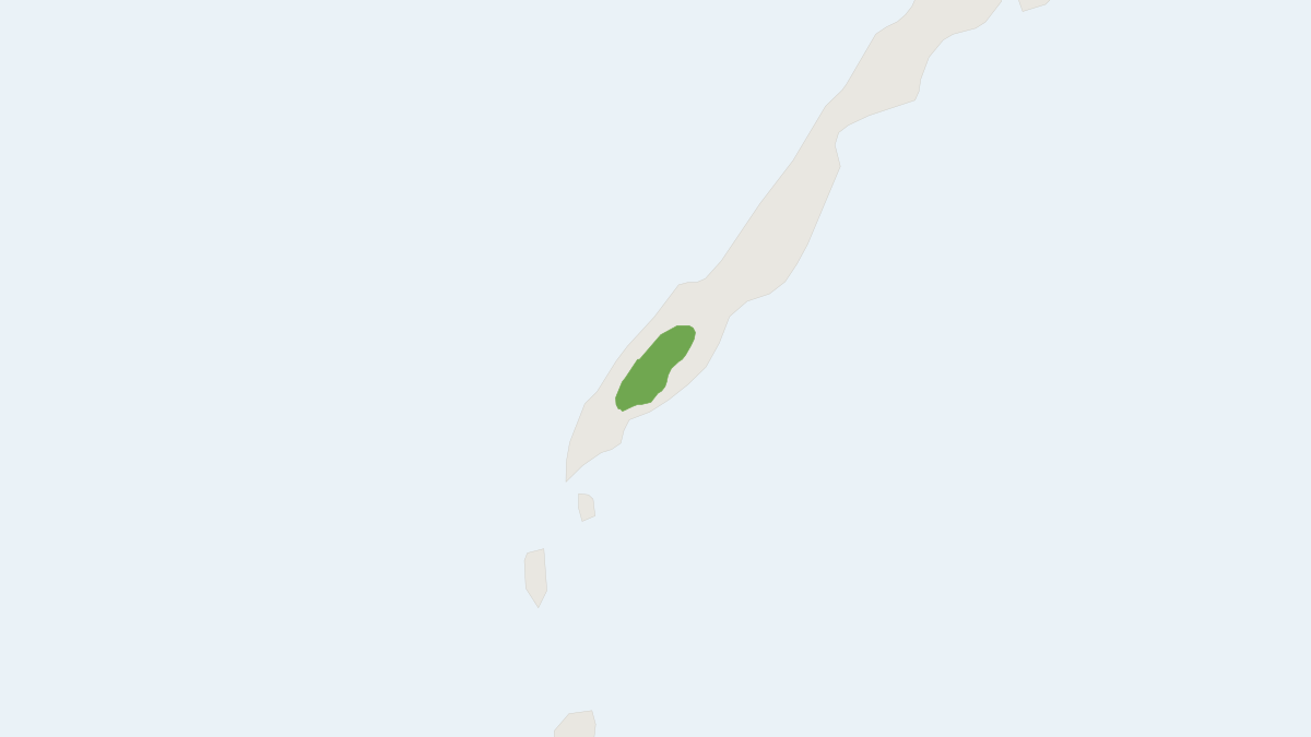 Range map of the Palawan Mountain Rat (Palawanomys furvus)