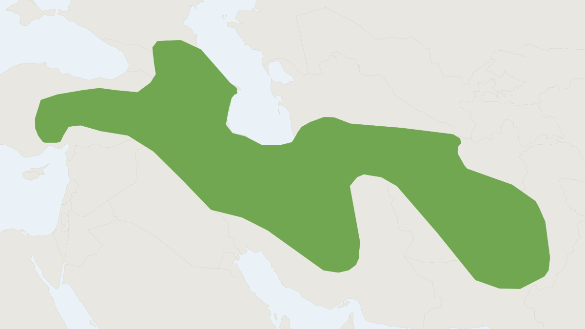 Range map of the Pale Bent-wing Bat (Miniopterus pallidus)