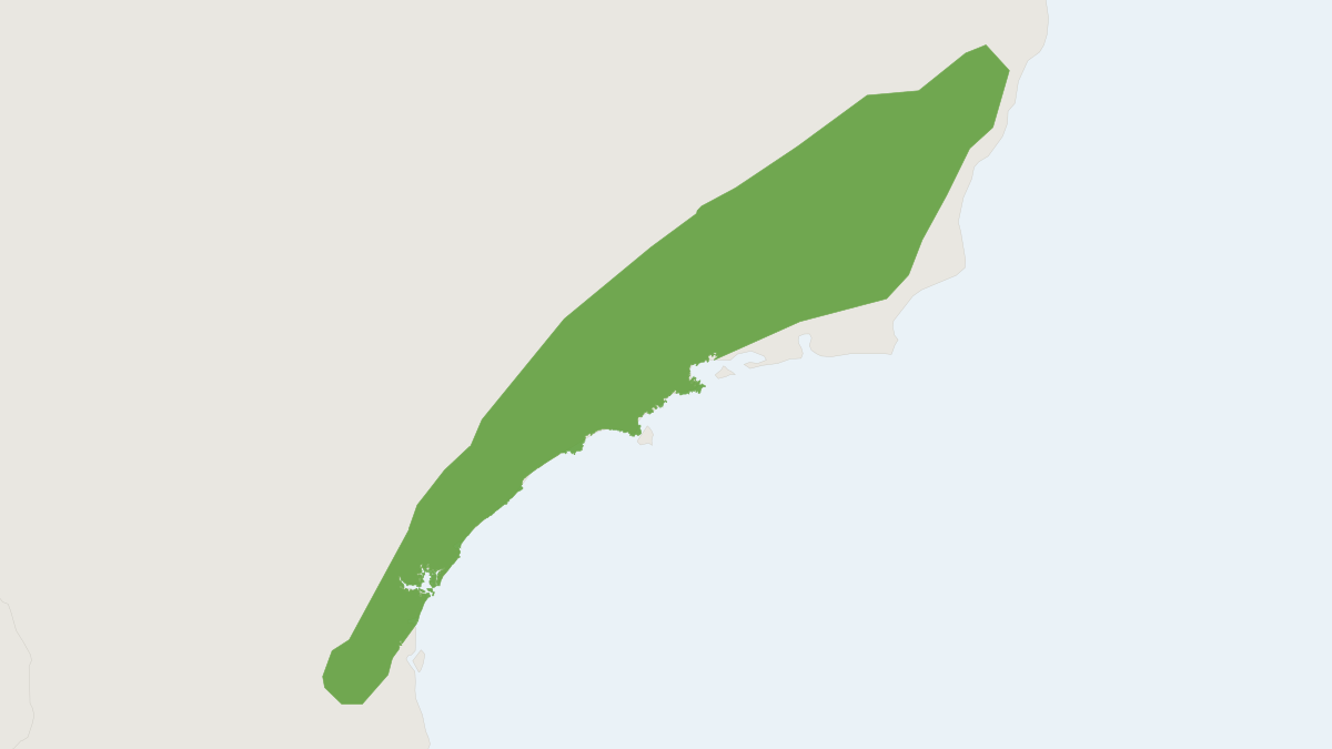 Range map of the Pallid Atlantic Forest Rat (Delomys sublineatus)