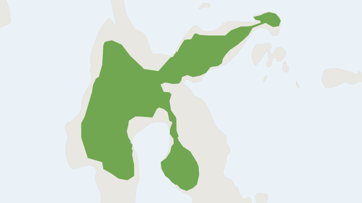 Range map of the Pallid-footed White-toothed Shrew (Crocidura pallida)