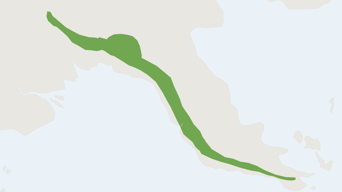 Range map of the Papuan Lowland Paramelomys (Paramelomys levipes)