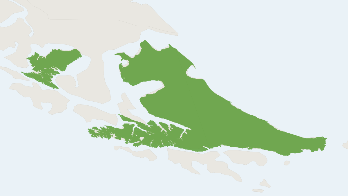 Range map of the Patagonian Chincilla Mouse (Euneomys chinchilloides)