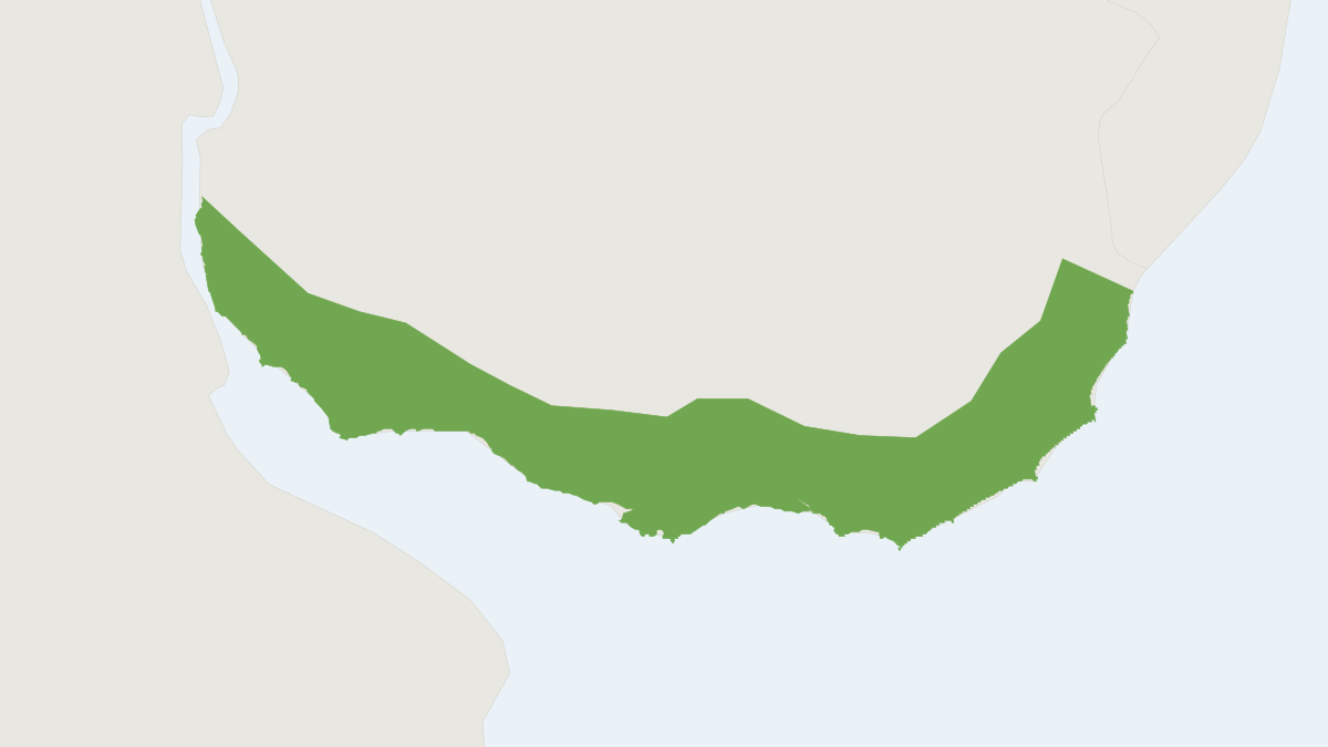 Range map of the Pearson's Tuco-tuco (Ctenomys pearsoni)