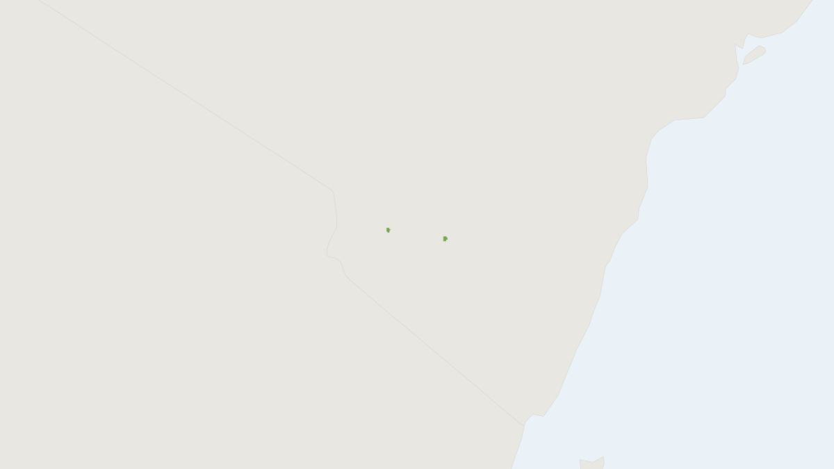 Range map of the Percival's Gerbil (Gerbillus percivali)