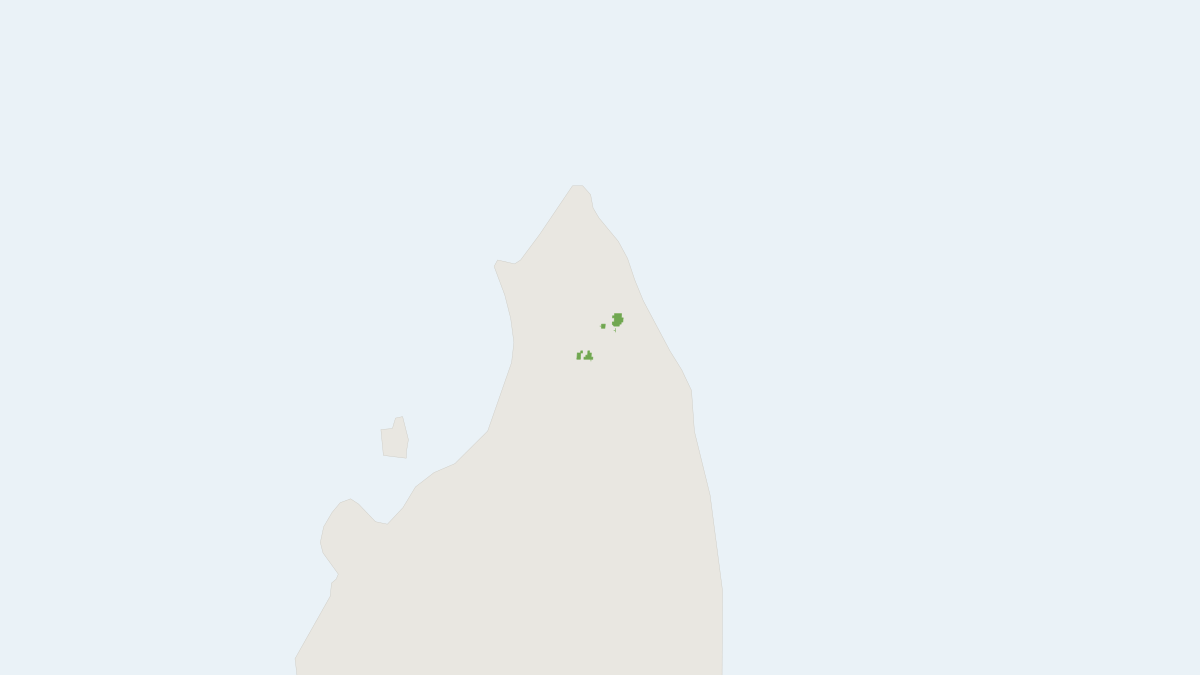Range map of the Perrier’s Sifaka (Propithecus perrieri)