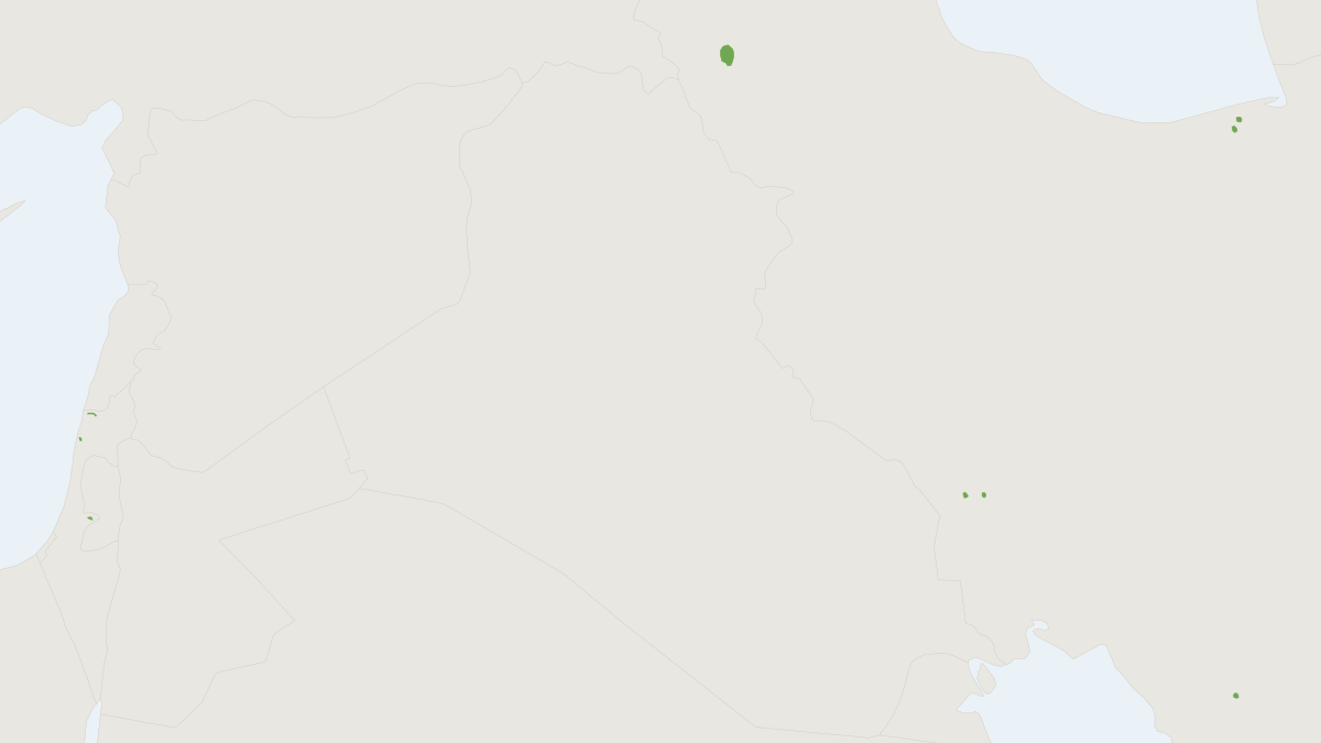 Range map of the Persian Fallow Deer (Dama mesopotamica)