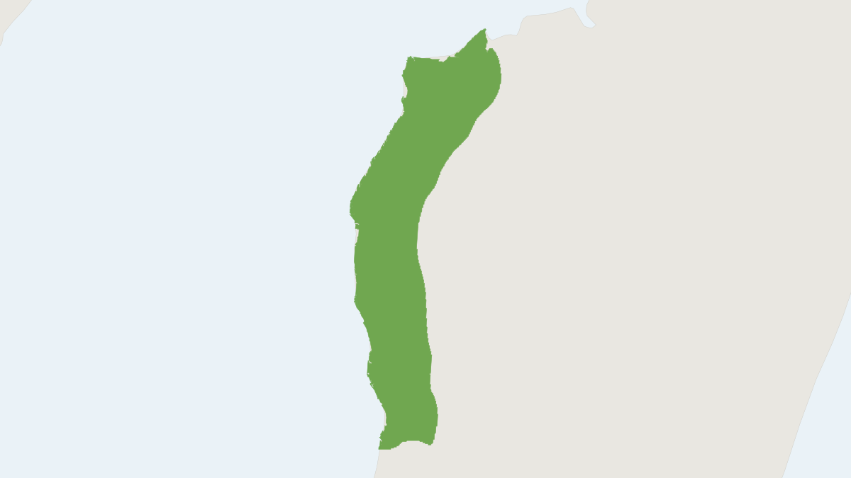 Range map of the Peters’ Mouse Lemur (Microcebus myoxinus)