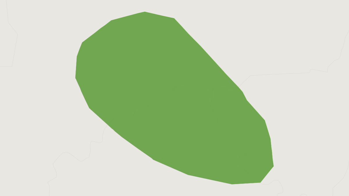 Range map of the Petter's Gerbil (Taterillus petteri)