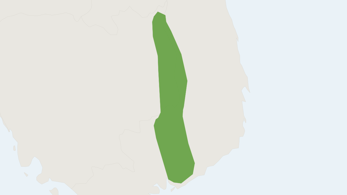 Range map of the Phan Luong White-toothed Shrew (Crocidura phanluongi)