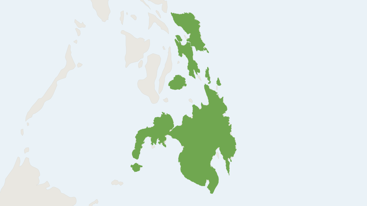 Range map of the Philippine Pygmy Squirrel (Exilisciurus concinnus)