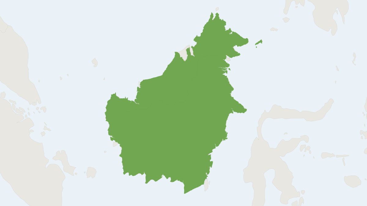 Range map of the Philippine Slow Loris (Nycticebus menagensis)
