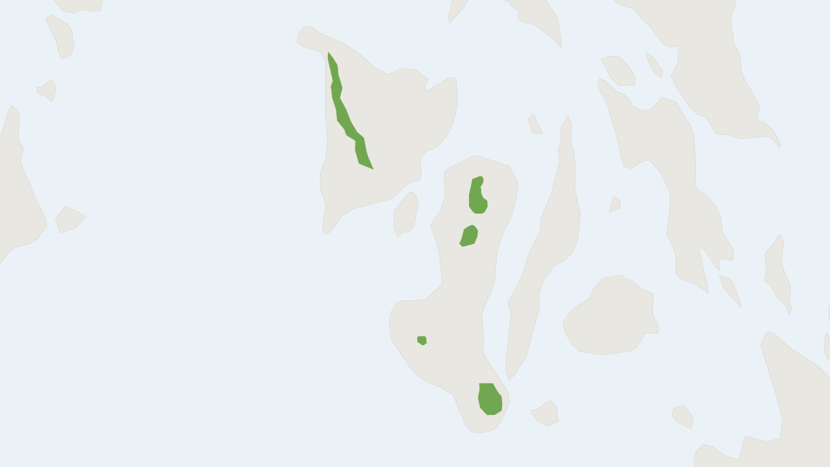 Range map of the Philippine Spotted Deer (Rusa alfredi) covering Philippines