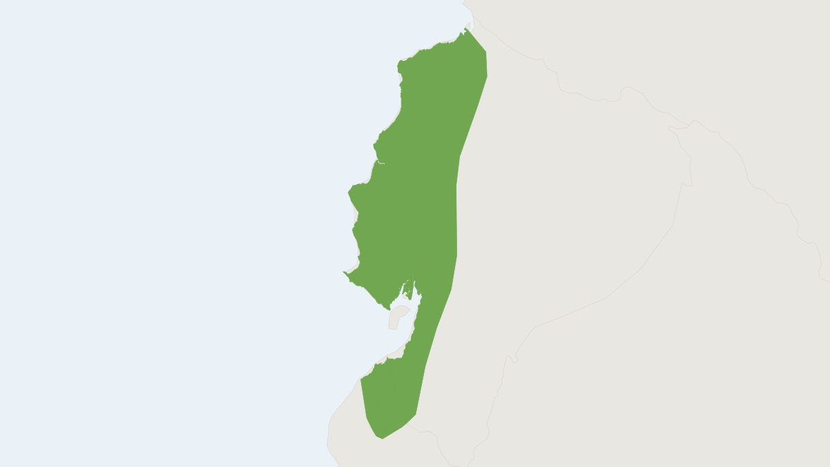 Range map of the Platyrrhinus matapalensis (Platyrrhinus matapalensis)
