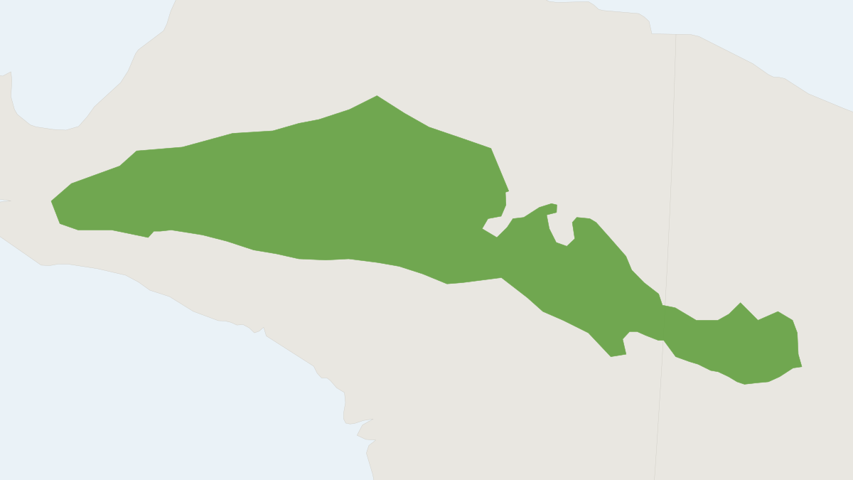 Range map of the Pocock’s Highland Rat (Rattus pococki)