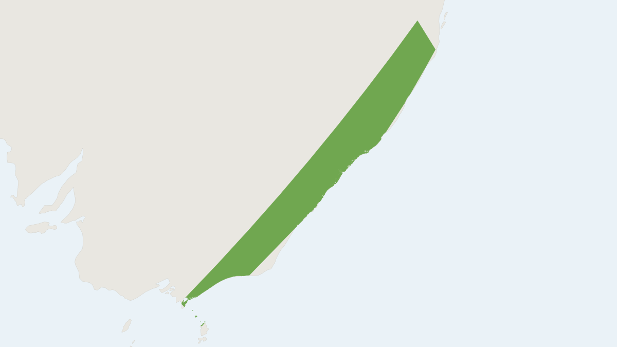 Range map of the Pookila (Pseudomys novaehollandiae)