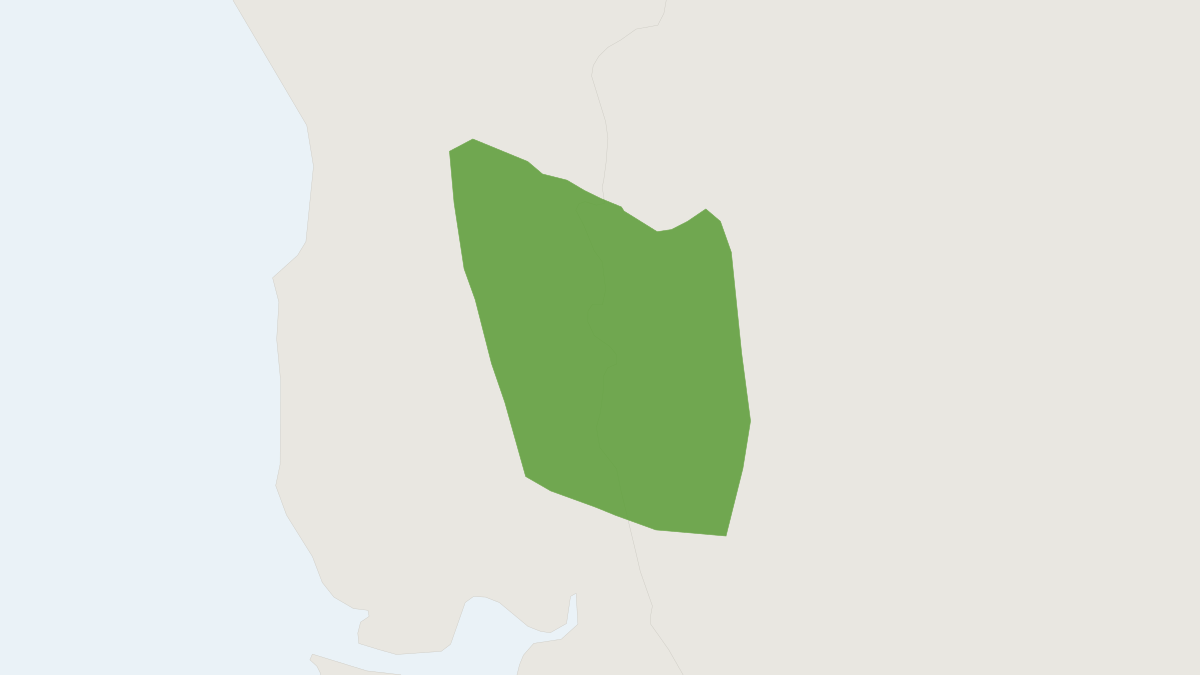 Range map of the Porter’s Rock Rat (Aconaemys porteri)