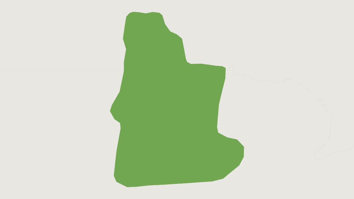 Range map of the Prairie Shrew (Sorex haydeni)