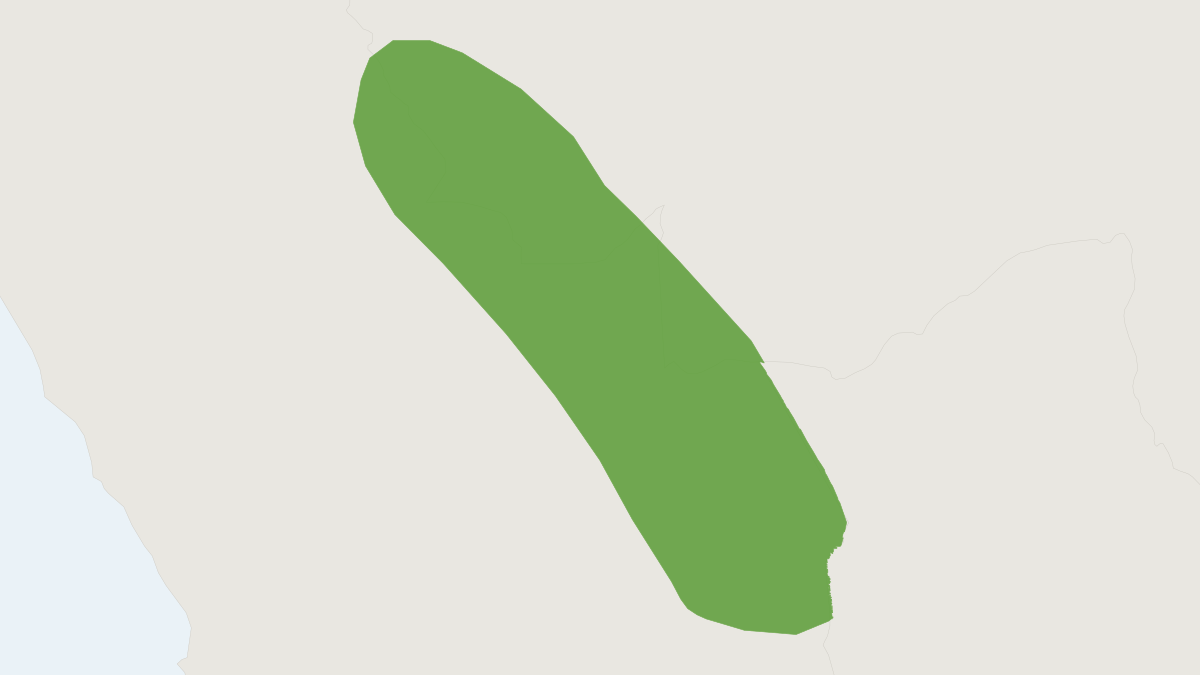 Range map of the Proechimys pattoni (Proechimys pattoni)
