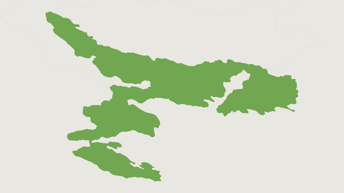 Range map of the Przewalski's Steppe Lemming (Eolagurus przewalskii)