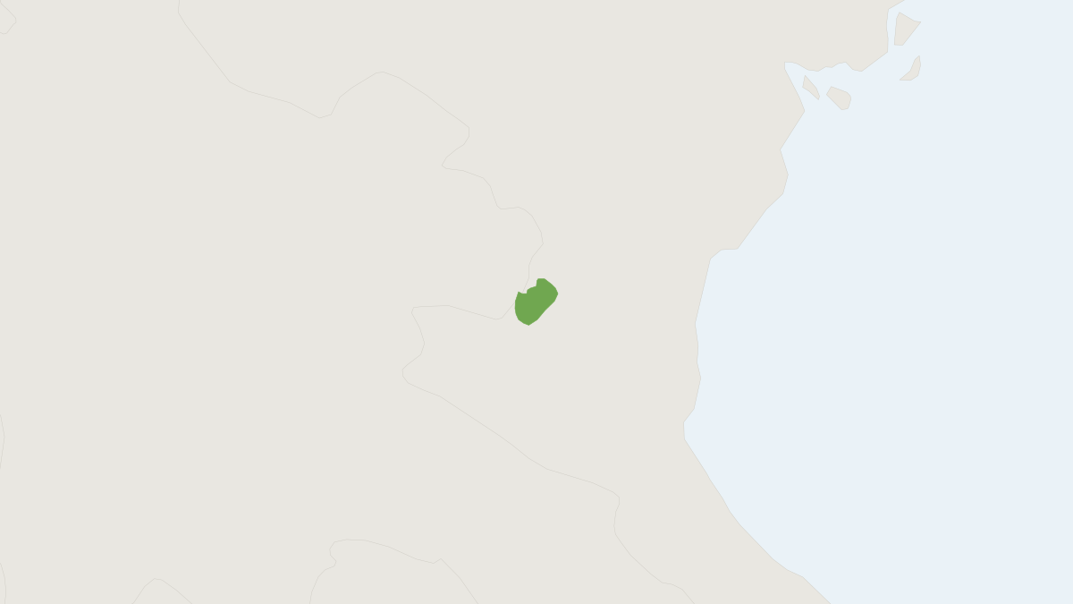 Range map of the Puhoat Muntjac (Muntiacus puhoatensis)