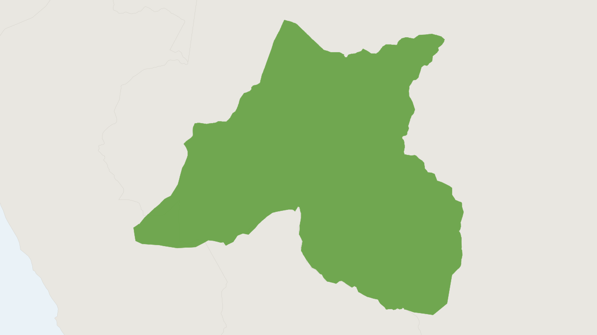 Range map of the Purús Red Howler Monkey (Alouatta puruensis)