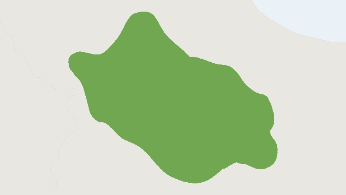 Range map of the Qazvin Vole (Microtus qazvinensis)