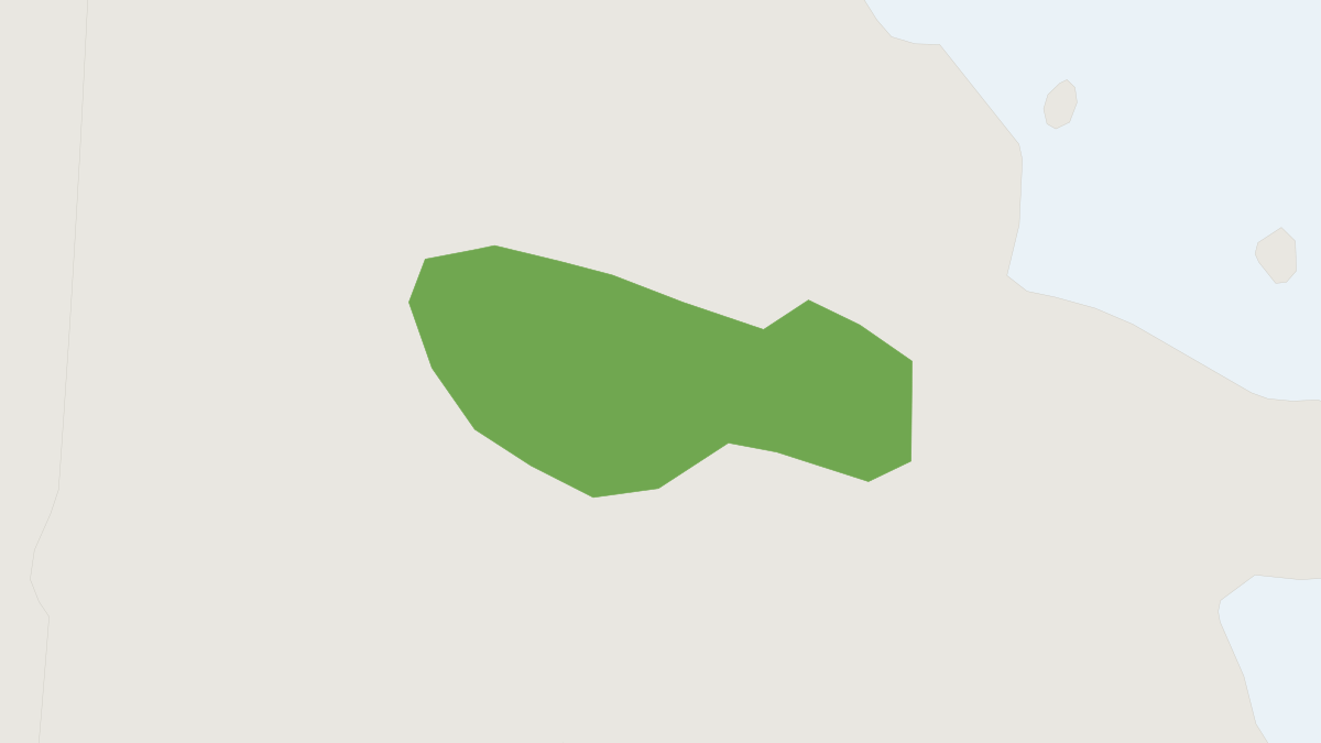 Range map of the Red-bellied Protochromys (Protochromys fellowsi)