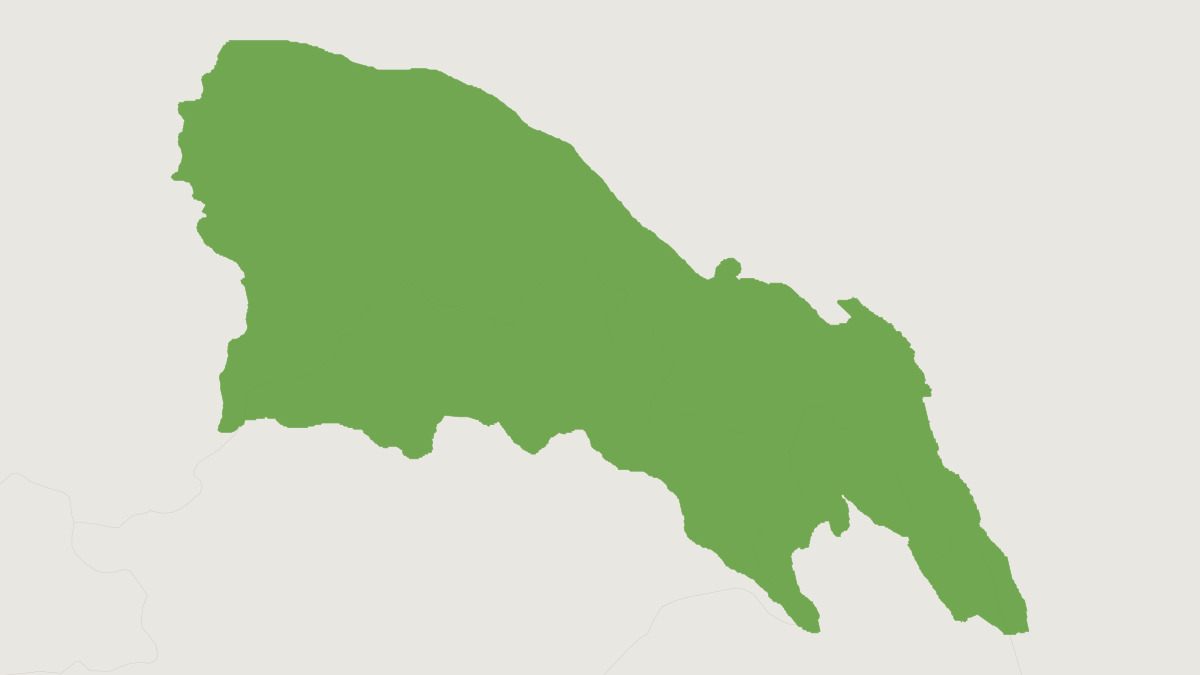 Range map of the Red Goral (Naemorhedus baileyi)