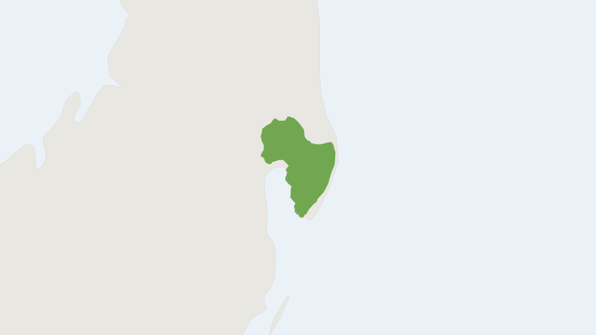 Range map of the Red Ruffed Lemur (Varecia rubra)