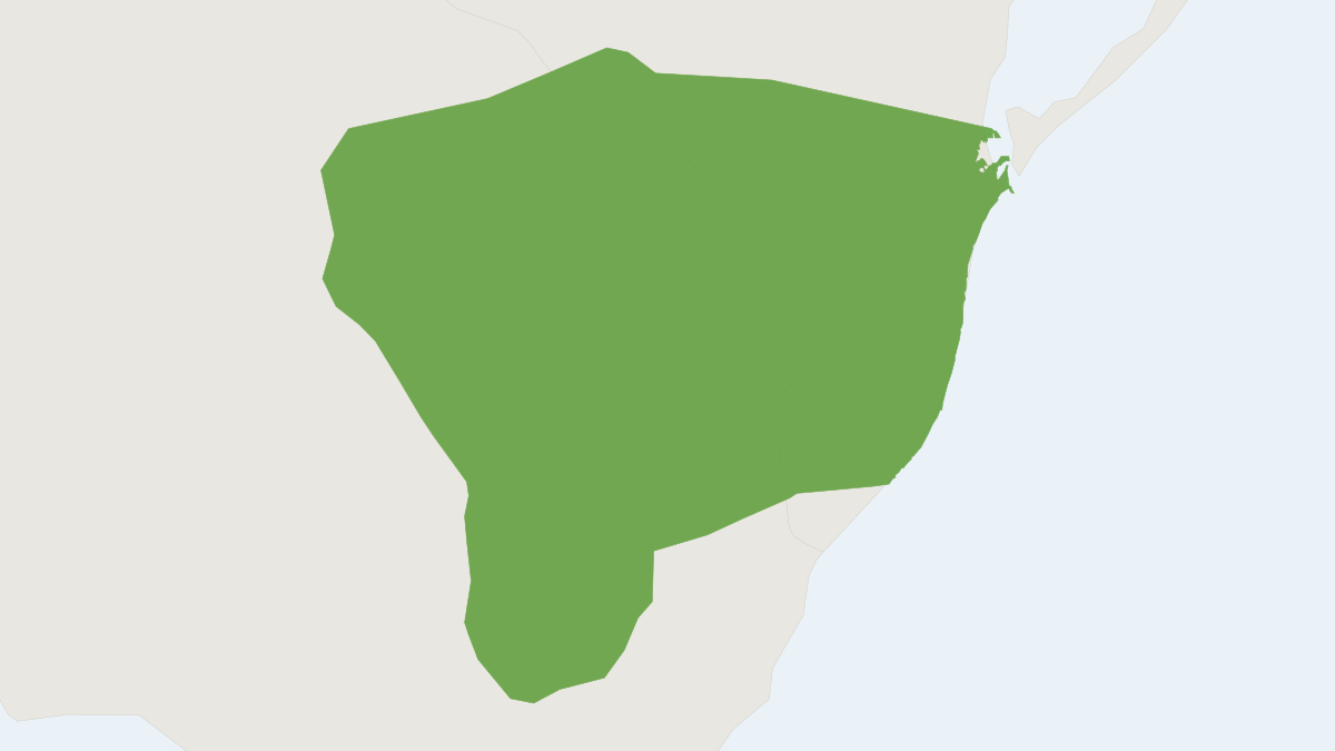 Range map of the Reig’s Akodont (Akodon reigi)