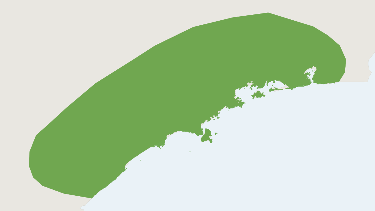 Range map of the Rhipidomys itoan (Rhipidomys itoan)