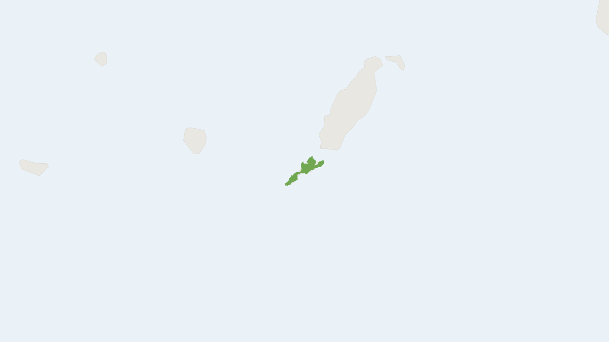 Range map of the Riama Island Melomys (Melomys howi)