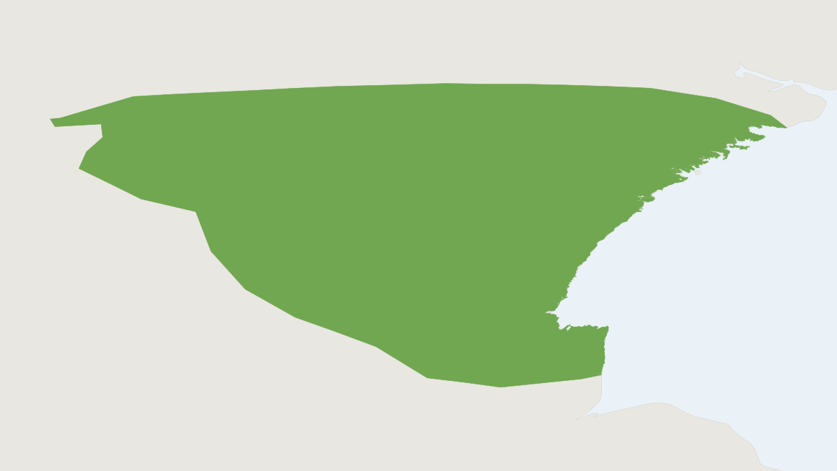 Range map of the Richardson's Collared Lemming (Dicrostonyx richardsoni)