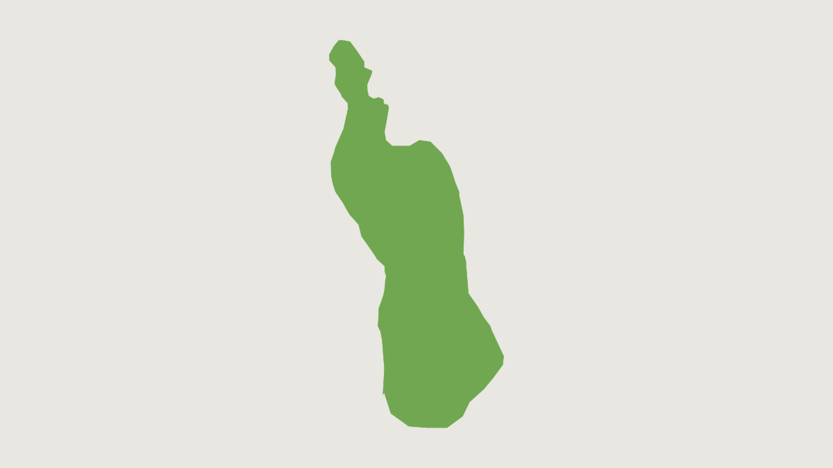 Range map of the Rio Acarí Marmoset (Mico acariensis)